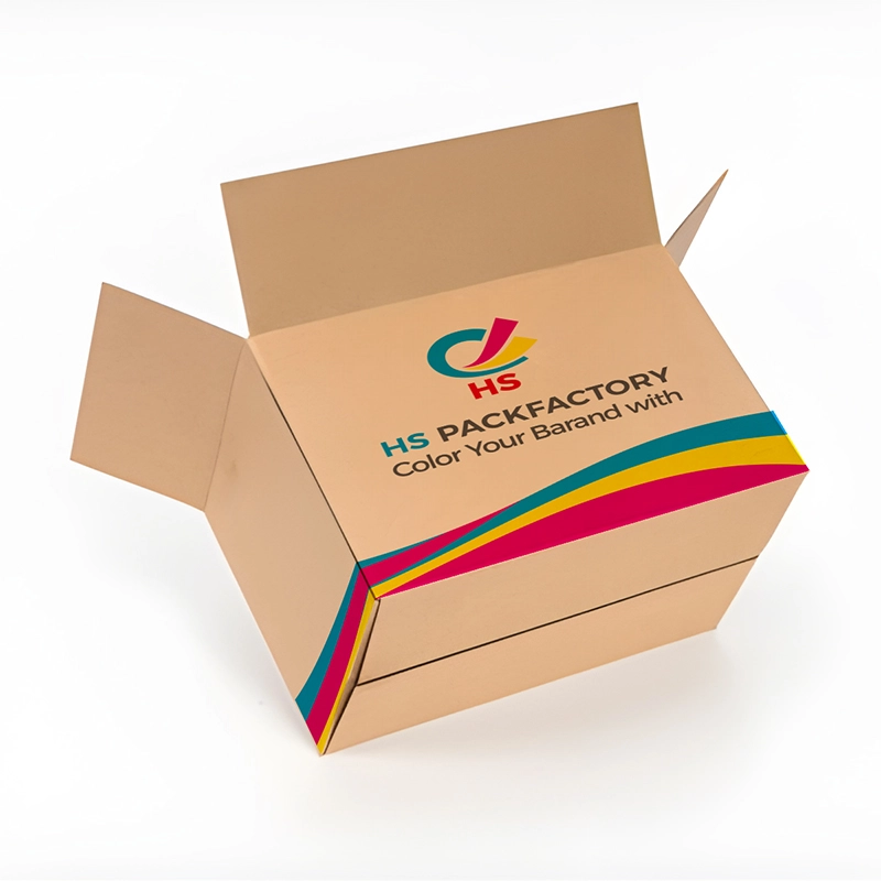 Offener geschlitzter Wellpappenbehälter für Versandverpackungen