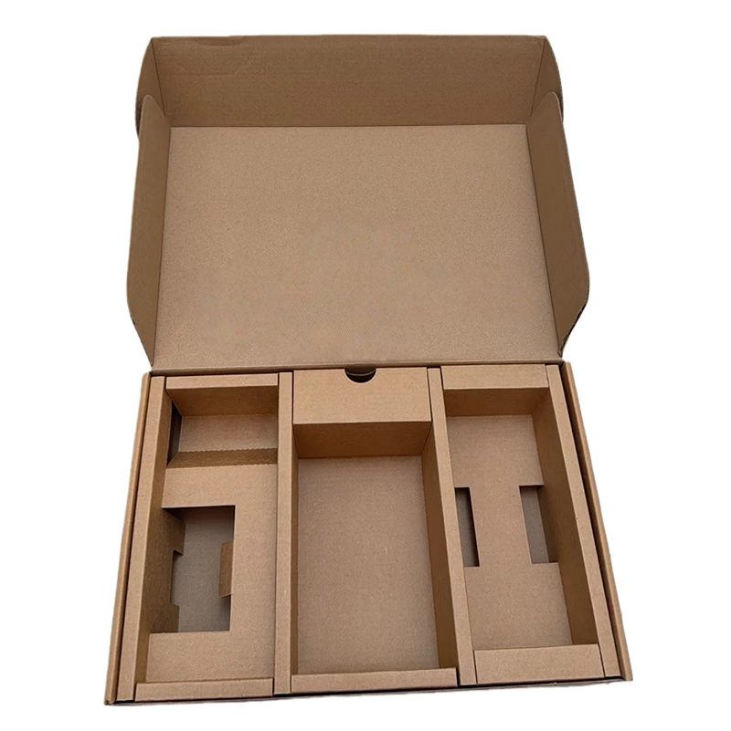 Custom corrugated box inserts and dividers for protective packaging