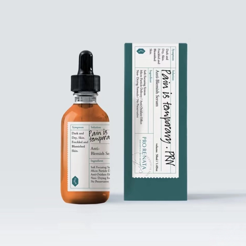 Custom cosmetic bottle labels for skincare packaging