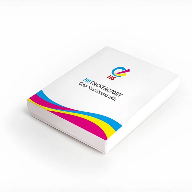 Open structuurweergave van de aangepaste frametray en deksel vouwdoos voor cadeauverpakkingen