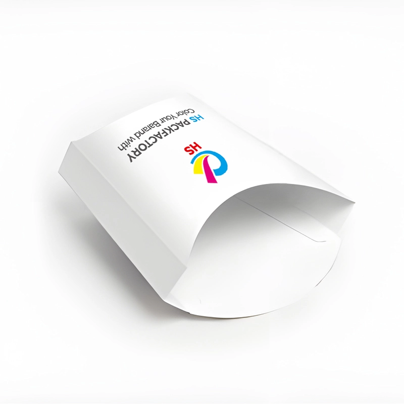 Open structuurweergave van aangepaste frietzak voor de voedselserviceverpakking