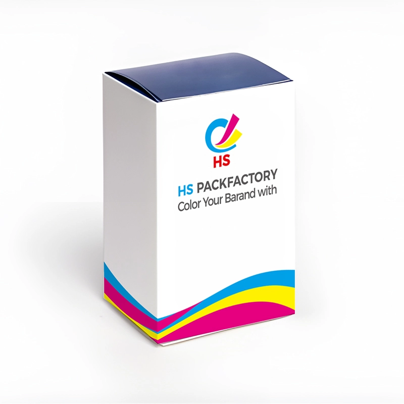Caja plegable personalizada con extremo sellado y superposición total para un mayor control del cierre