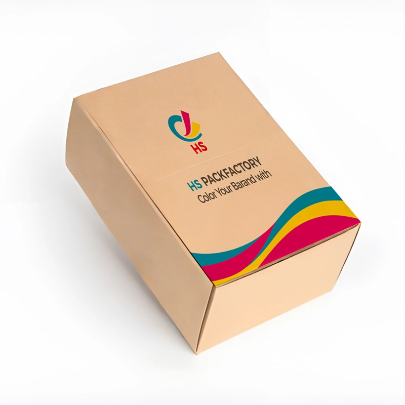 Open structuurweergave van aangepaste zijklem-tuck top displaydoos voor retailproducten