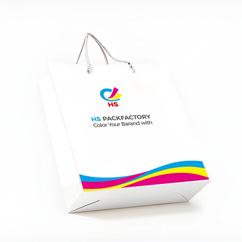Heavy-duty paper carrier bag for retail and event packaging