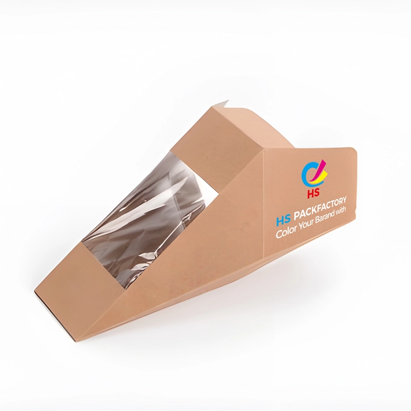 Open structuurweergave van aangepaste sandwichwig-verpakking voor voedselverpakkingen