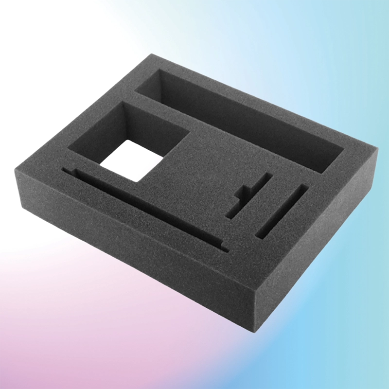 Die-cut protective insert for glass cosmetic bottles and jars